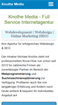 Mobile Screenshot of knothemedia.de